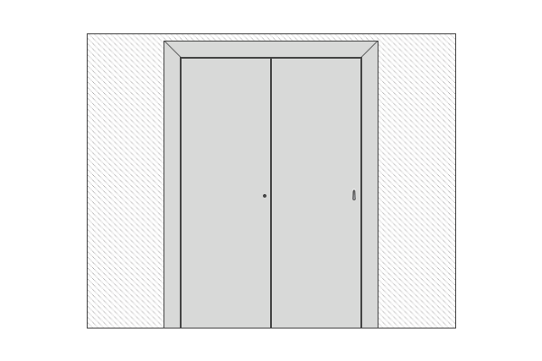 Экономия пространства: двери складные межкомнатные